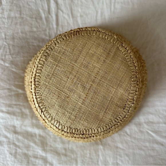 Peruvian Connection Raffia Straw Patchwork Bucket Hat - Picture 2 of 6